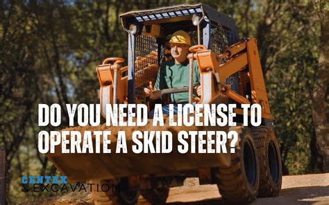 do i need a license to operate a skid steer|skid steer operator course.